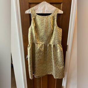 Gold formal dress